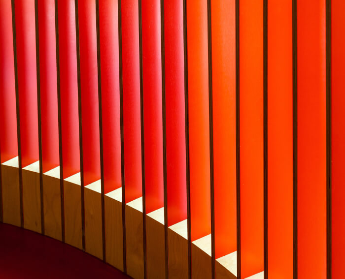 Abstract Red Rising Frame Graphic
